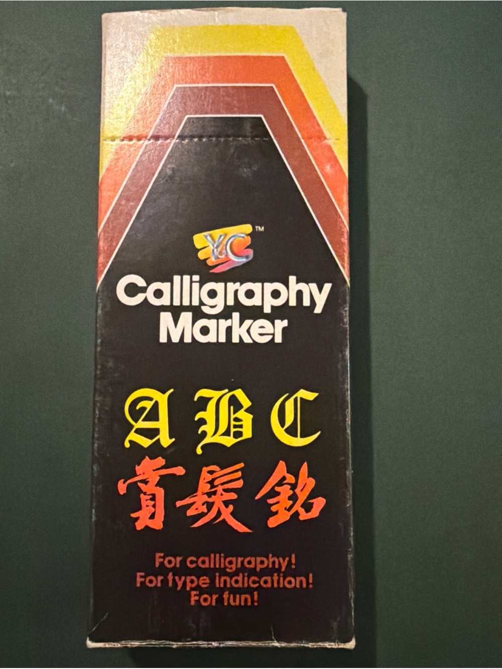 LuPro Niji Calligraphy Markers, Chisel Tip, Dozen Box 5.0 mm Open Box